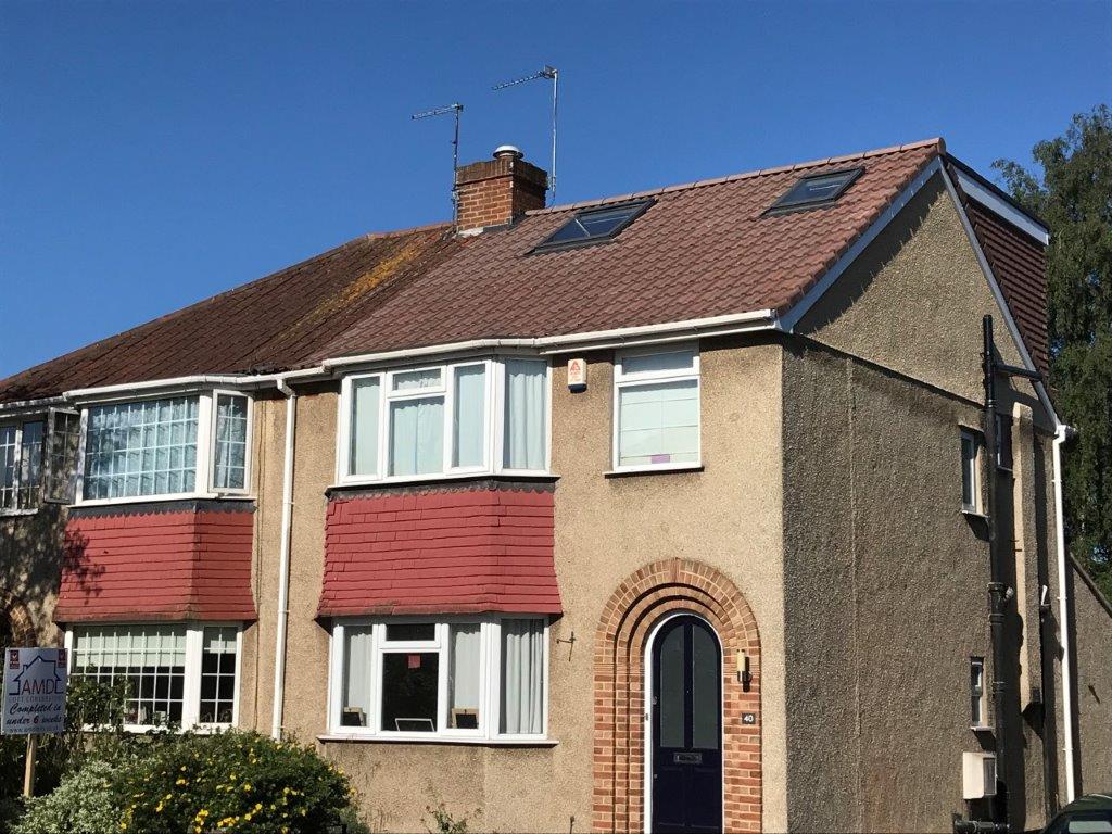 Loft Conversions With 2 newly installed Velux windows in Bristol